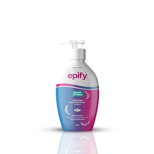 Epify Intimate Hair Removal Cream for Men and Women - Pubic, Bikini Line, Sensitive Areas - 8.45 Fl Oz-Velvo Beauty