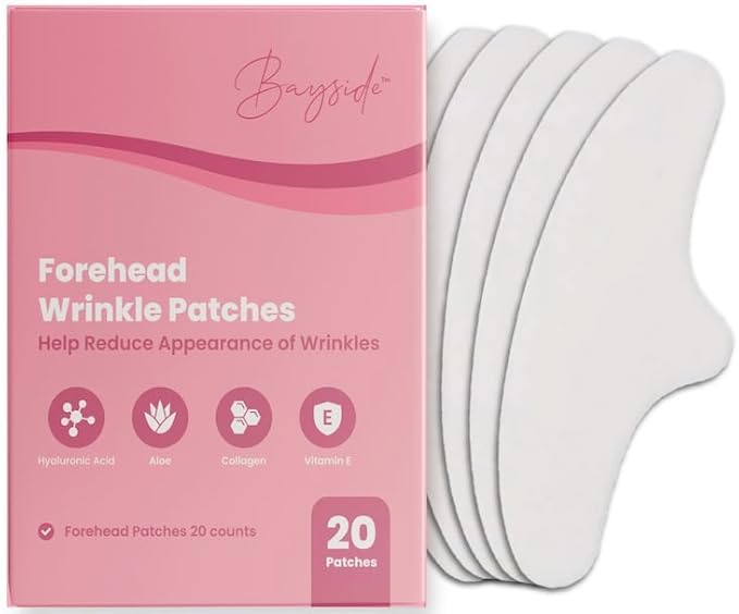 Forehead Wrinkle Patches | Anti-Wrinkle Facial Patches for Fine Lines | Overnight Wrinkle Filler & Deep Line Treatment | Disposable Face Tape for a Youthful, Firmer, and Smoother Appearance | 20 Count-Velvo Beauty