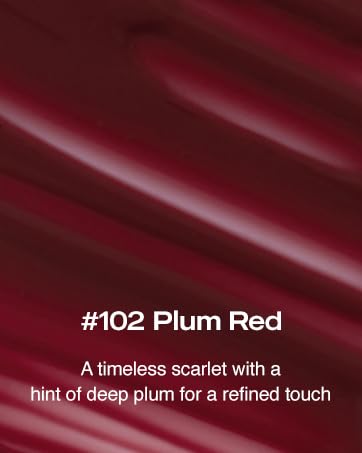 Gleam Glow Lip and Cheek Tint, Hydrating Korean Cream Blush with Long-Lasting Wear, Buildable with Radiant Finish, Plum Red 102, 0.15 oz-Velvo Beauty