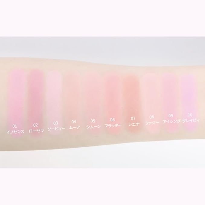 HOLIKA HOLIKA Infusing Blush with Brush - Lightweight, Smooth, Blendable Cheek Blusher, Sebum-Control, Natural Pore Coverage, Built-In Brush, Long-Lasting Pigment for Romantic Mood (02 ROSERA)-Velvo Beauty