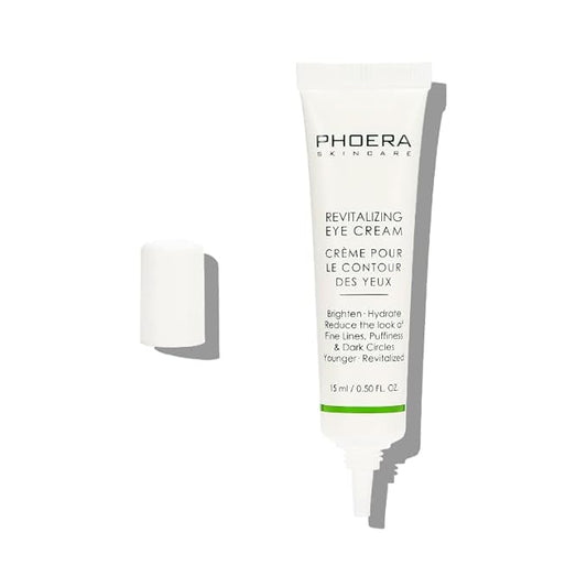 Phoera Revitalizing Eye Cream Brighten Hydrate Reduce The Fine Lines, Dark Circle Wrinkles And Puffiness For Men And Women Skin Loving Ingredients Apply In Morning And At Night-Velvo Beauty