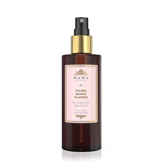Kama Ayurveda Pure Rose Water Face and Body Mist, 200ml-Velvo Beauty