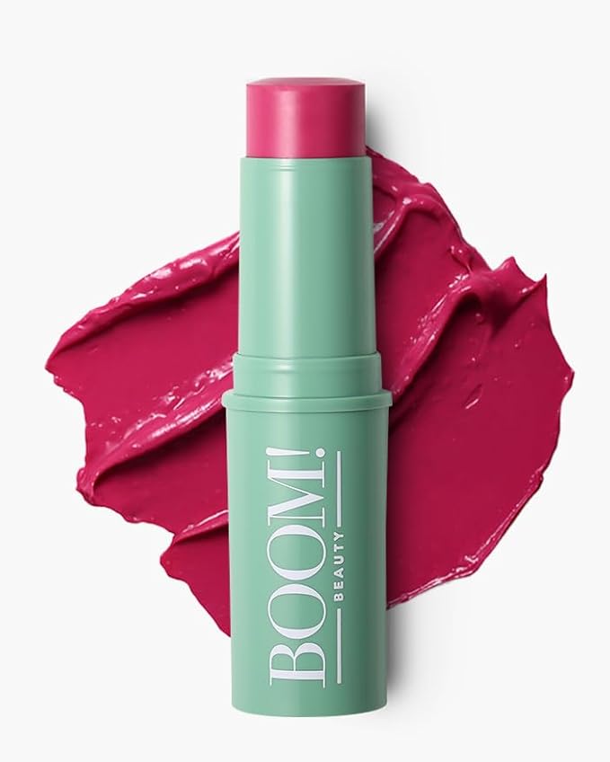 Boomstick Trio ® Cheek and Lip: Peony Pink, Golden Peach and Rose Nude 3-in-1 Blush, Eye and Lip Stick Pen for All Skin Types Boom Beauty by Cindy Joseph-Velvo Beauty