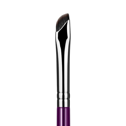 Eyeliner Brush, EIGSHOW Sickle Angled Gel Eyeliner Makeup Brush for Precise Eye Liner, Eyebrow, Eyelid with Ultra Thin Vegan Bristles (E865 Purple)-Velvo Beauty