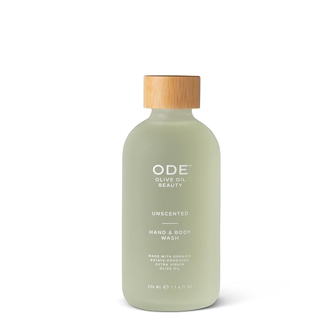 McEvoy Ranch Unscented Hand & Body Wash (2-pack) by ODE Olive Oil Beauty, Organic EVOO, California Made, Nourishing Foaming Wash-Velvo Beauty