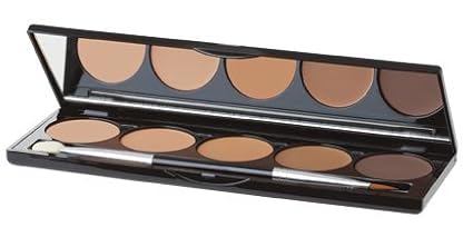 Jolie Ultra Blendable 5 Shade Cream Contouring & Highlighting Palette (Medium)-Velvo Beauty