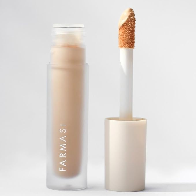 FARMASI Vfx Pro Liquid Concealer Makeup, All-in-one Full Coverage, Highly Pigmented Concealer for All Skin Type, Hide Shadows & Imperfections, Enhance Skin Fullness Foundation Concealer 0,24 Fl Oz C11-Velvo Beauty