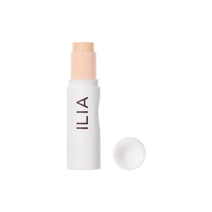 ILIA - Skin Rewind Complexion Stick - Foundation + Concealer + Skincare | Non-Toxic, Vegan, Cruelty-Free, Clean Makeup (3W - Spruce, 0.35 oz | 10 g)-Velvo Beauty