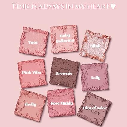 HOLIKA HOLIKA My Fave Mood Eye Palette 03 Pinkology | 9 Shade, Cool tones, Soft Eye Shadow, KBeauty Pink Eye Makeup, Daily, High Pigment, Smooth, Matte, Shimmer finishes-Velvo Beauty