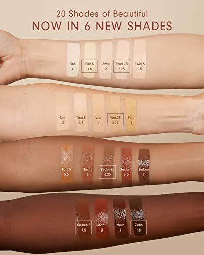 Monika Blunder Beauty - Blunder Cover Foundation Concealer - Shade: 3.5 - Drei.5 - Light/Medium, Neutral with Subtle Pink Undertones - Clean Beauty, All-In-One, Cruelty-Free - 0.62 oz-Velvo Beauty