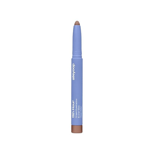 ALLEYOOP 11th Hour Waterproof Cream Eyeshadow Stick – Long-Lasting Eye Shadow Pencil & Eyeliner, Cream to Powder Stick & Highlighter – Smudge-Proof Eyeshadow Matte, Taupe Dollar Matte-Velvo Beauty