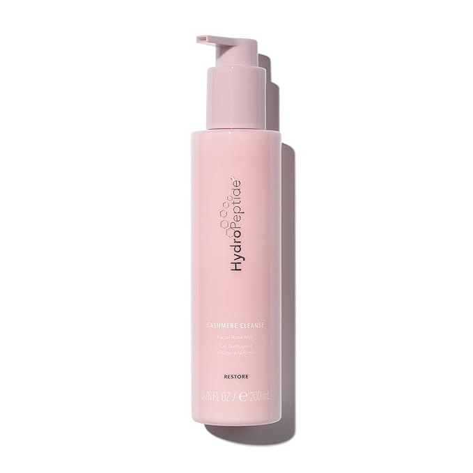 HydroPeptide Cashmere Cleanse, Facial Rose Milk, Clean & Balance Skin's Natural Oils, 6.76 Ounce-Velvo Beauty