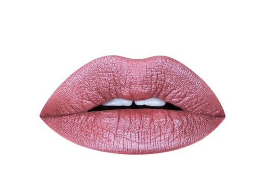 Aromi Metallic Liquid Lipstick | Rose Chestnut Lip Color with Shimmery Finish, Vegan, Cruelty-free, Long-lasting, Waterproof, Gluten Free (Alpine Bloom)-Velvo Beauty