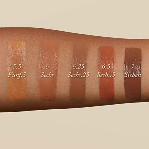 Monika Blunder Beauty - Blunder Cover Foundation Concealer - Shade: 6 - Sechs - Deep, Neutral/Golden Undertones - Clean Beauty, All-In-One, Cruelty-Free, Vegan - 0.62 oz-Velvo Beauty