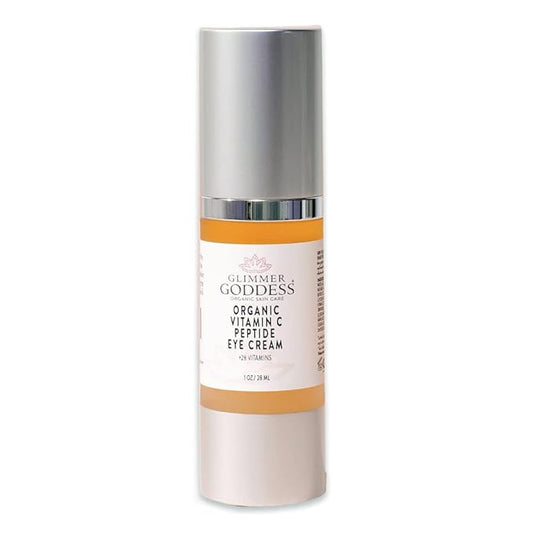 Glimmer Goddess Organic Vitamin C and Peptide Eye Serum for Dark Circles, 1 oz-Velvo Beauty