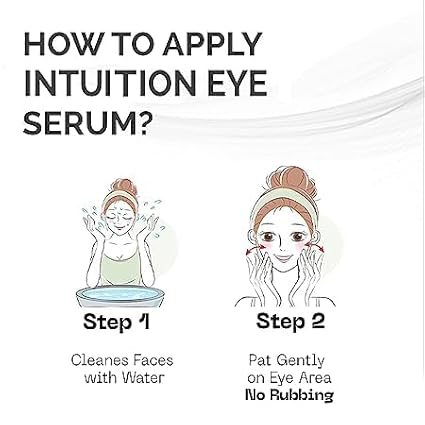 Intuition Eye Serum | Vitamin E, Cucumber Seed Oil And Hyaluronic Acid | Eye Serum for Wrinkles, Finelines and Dark Spots | Best Eye Serum For All Skin Types (15 ML)-Velvo Beauty