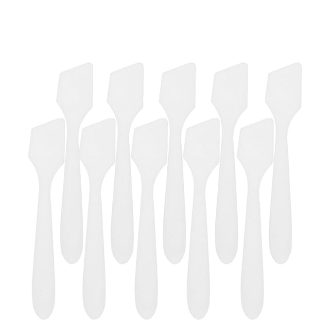 100pcs Face Cream Scoop Makeup Scoop Makeup Spoon Cosmetic Scoop Cosmetic Spatula Face Mask Scoop Face Cream Spatula-Velvo Beauty