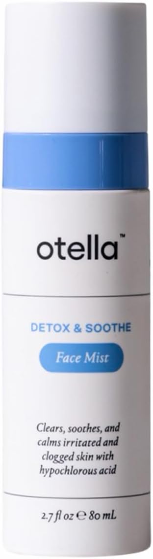 Detox & Soothe Face Mist with Hypochlorous Acid | Reduces Redness & Breakouts | pH Balance & Skin Cleansing for Active Lifestyles | TSA Approved, 2.7 oz | Clean Ingredients-Velvo Beauty