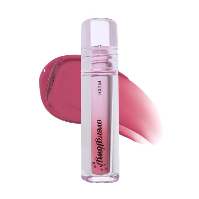 ETUDE Over Growy Lip Stain Tint, Better Pink, 0.1 oz (3 g), Lipstick, Glossy Finish, Highly Moisturizing, Melotint, Plush, Glossy, Volume, Vegan Certified-Velvo Beauty