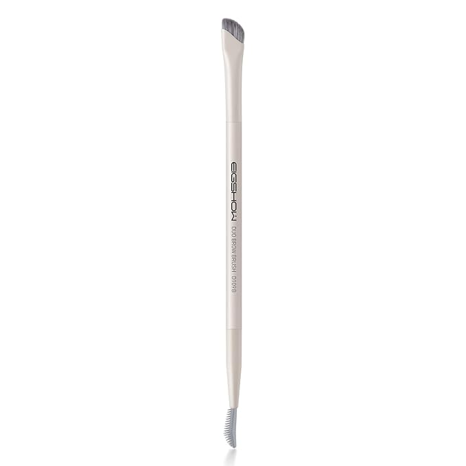 EIGSHOW Dual-Ended Precision Eyebrow Brush and Comb for Eyeliner Lining, Sculpting Brows, Professional Eye Makeup Tools (D109B)-Velvo Beauty