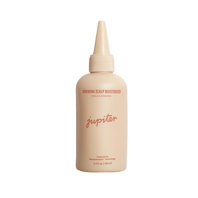 Jupiter Renewing Scalp Moisturizer, Hydrating Leave-On Treatment, for Dry, Itchy Scalp, Aloe Vera, & B Vitamins, Color-Safe, Vegan, Fragrance-Free, Paraben, Phthalate, & Sulfate-Free, 3.4 fl oz-Velvo Beauty