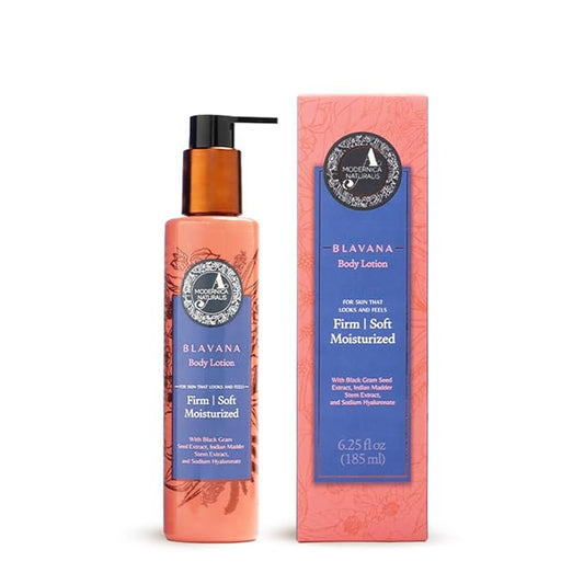 A. Modernica Blavana Body Lotion | Ayurvedic-Based Moisturizer for Dry, Aging Skin | Enriched with Black Gram, Manjistha, Almond Oil & Sesame Seed Oil | Lightweight & Fast-Absorbing | 6.25 fl oz-Velvo Beauty