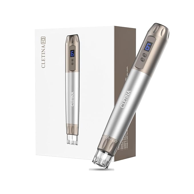 Micronee.dling Pen H3 Micronee.dle Pen - Adjustable Serum Applicator - Micronee.dle for Face Home Use - 2PCS H12 + 2PCS Nano-HR + 2PCS Nano-H-Velvo Beauty