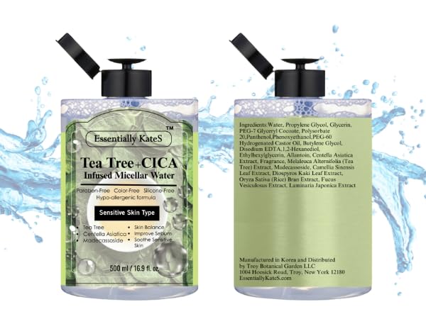 Micellar Water 500ml (16.9 Fl oz), a Jumbo size, Effectively Removes Eye & Face Make-up, No Oil and No Alcohol - Very Moisturizing and Not Painful, a Korean Skin Care-Velvo Beauty