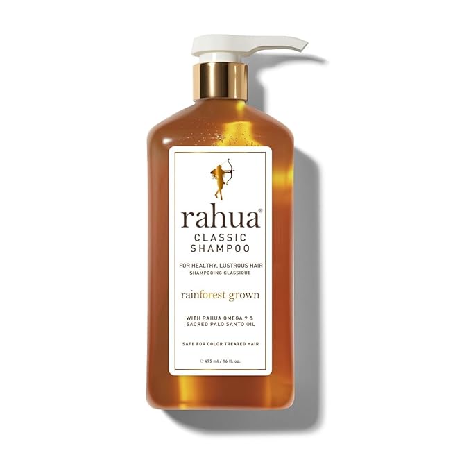 Rahua Classic Shampoo with Easy-Use Pump 16 Fl Oz Naturally Infused, Plant Powered Ingredients for Healthy Scalp and Hair, Safe for Color Treated Hair, Palo Santo Aroma, Best for All Hair Types, Vegan-Velvo Beauty