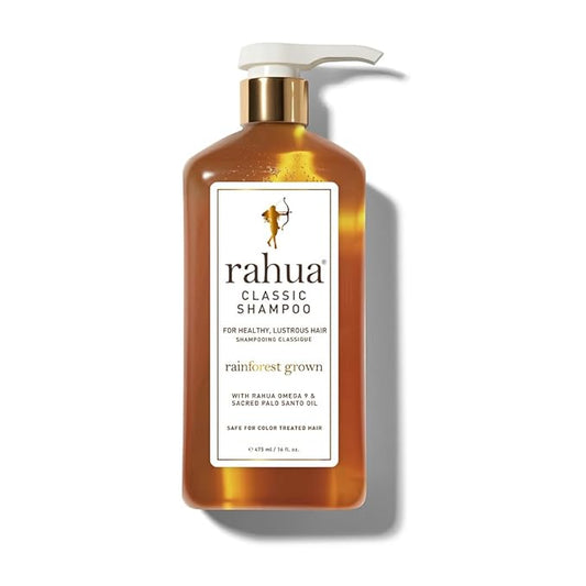 Rahua Classic Shampoo with Easy-Use Pump 16 Fl Oz Naturally Infused, Plant Powered Ingredients for Healthy Scalp and Hair, Safe for Color Treated Hair, Palo Santo Aroma, Best for All Hair Types, Vegan-Velvo Beauty