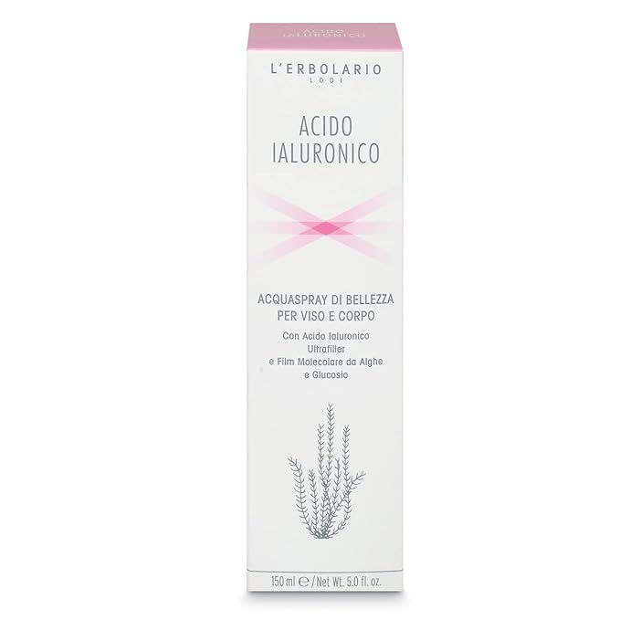 L’Erbolario Hyaluronic Acid Beauty Water Spray for Face and Body - Face Mist and Body Moisturizer Spray - Skin Toner - With Coconut Pulp - 5 oz-Velvo Beauty