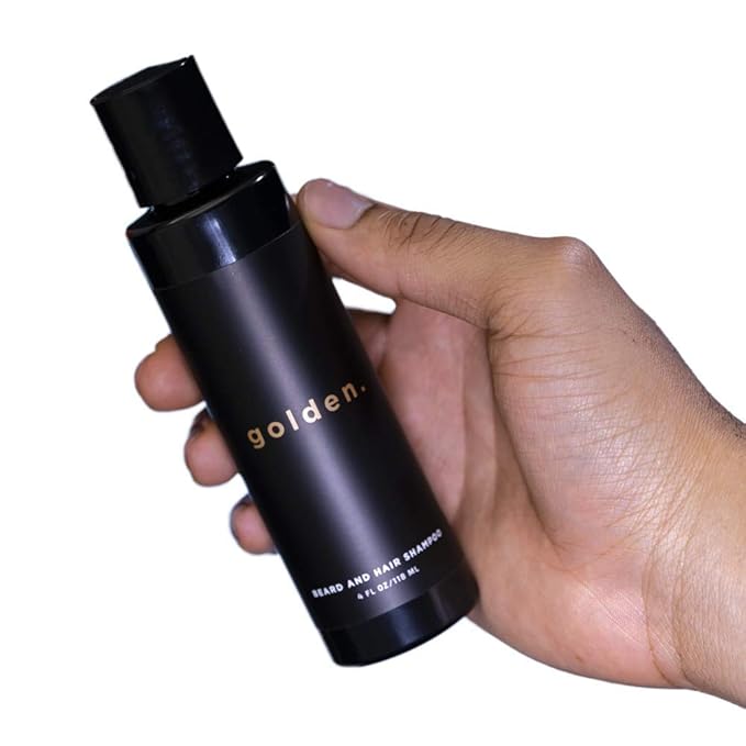 Golden Grooming Co. 3-in-1 Men's Body Wash - Hair & Beard Shampoo - Cleanses, Hydrates, Softens - Body Wash for All Skin Types - Refreshing Scent - 4FL Oz (Pack of 2)-Velvo Beauty
