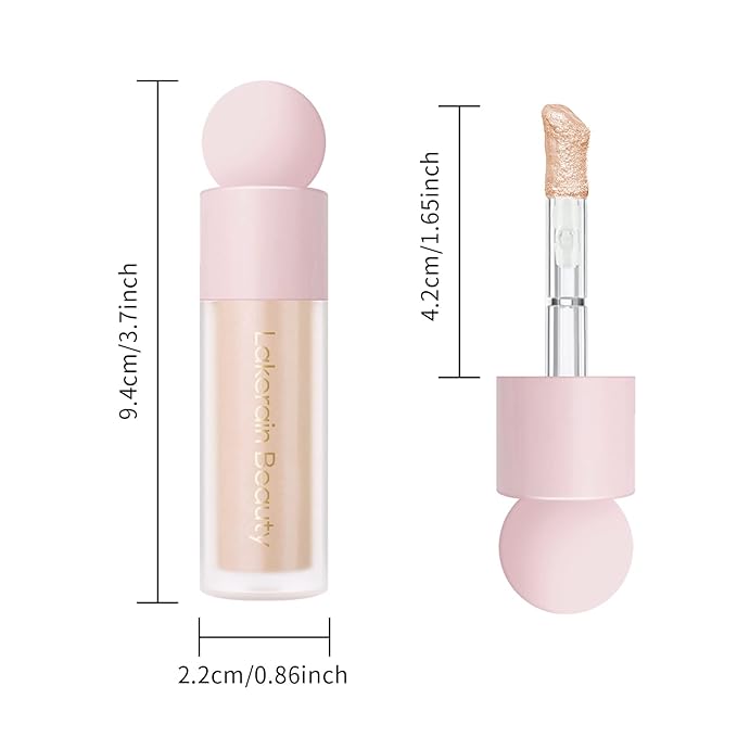 KYDA Liquid Highlighter, High Glossy Face Illuminator, Radiant Glow Liquid Filter, Silky Creamy Face Enhancing Makeup, Buildable Formula-Starlight-Velvo Beauty