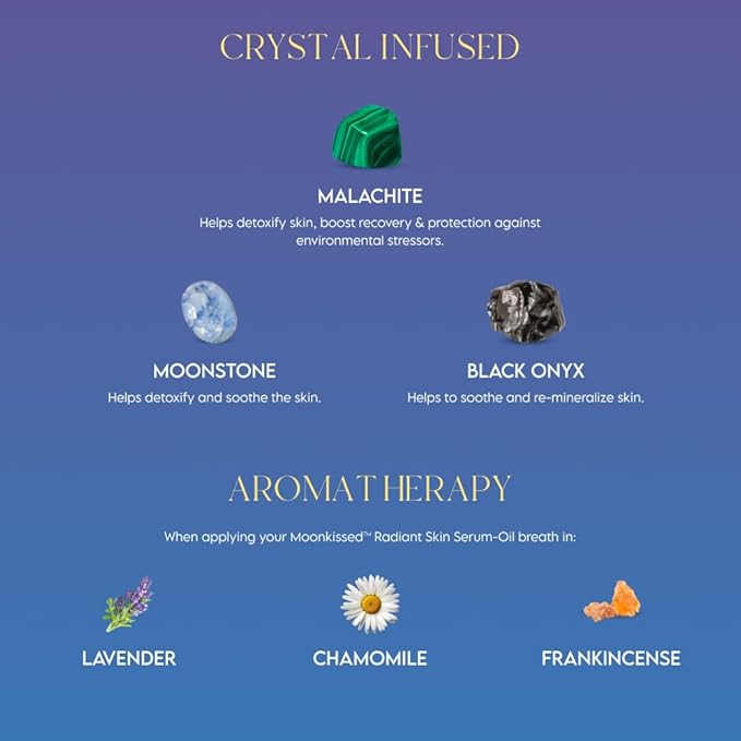 ieró Beauty Moonkissed Radiant Skincare Restorative Serum Oil | Face Moisturizer | Hydrating Face Oil | Anti Aging | Restore Suppleness | All Skin Types | Paraben & Silicone Free, 1 FL OZ/30ML-Velvo Beauty