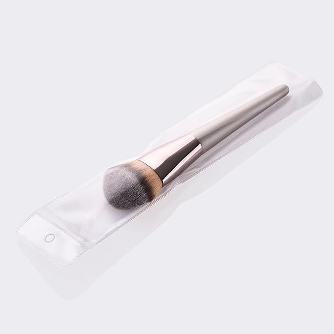Professional Angled Foundation Brush Premium Synthetic Kabuki Makeup Brush Bronzer Contour Brush Cosmetic Applicator for Blending Liquid Powder BB Cream Vegan Brochas de Maquillaje-Velvo Beauty