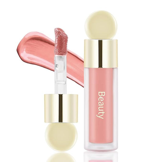 Boobeen Liquid Blush Velvet Cream Blush Makeup Matte Soft Gel Face Blush Makeup for Cheeks, Lightweight Blendable Liquid Blush Stick, Long-lasting Smooth Natural Blush Color-Velvo Beauty