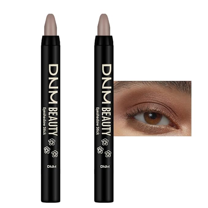 evpct 2Pcs Cream Eye Shadow Brightener Sticks Set for Eyes Waterproof, Ginger Matte Pencil Eye shadow Applicator Stick Pen Bulk Palette Makeup sombras en crema para ojos 29+29-Velvo Beauty