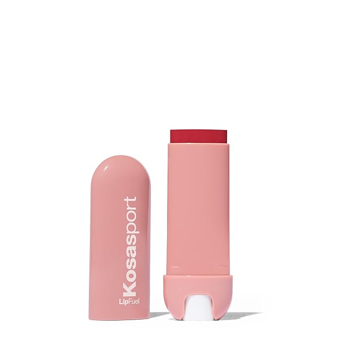 Kosas Lipfuel Hyaluronic Active Sport Lip Balm - Hydrates, Energizes and Protects - Natural Lip Treatment and Care (Pulse)-Velvo Beauty