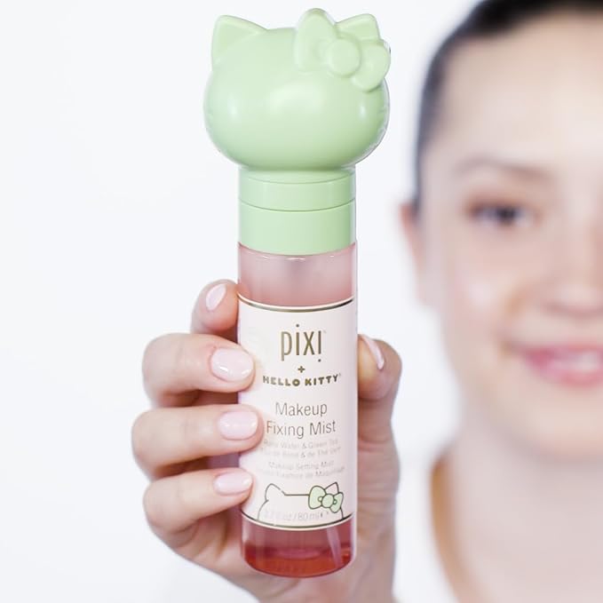 Pixi + Hello Kitty Makeup Fixing Mist |Lightweight Setting Spray | 80 ml / 2.7 fl oz-Velvo Beauty