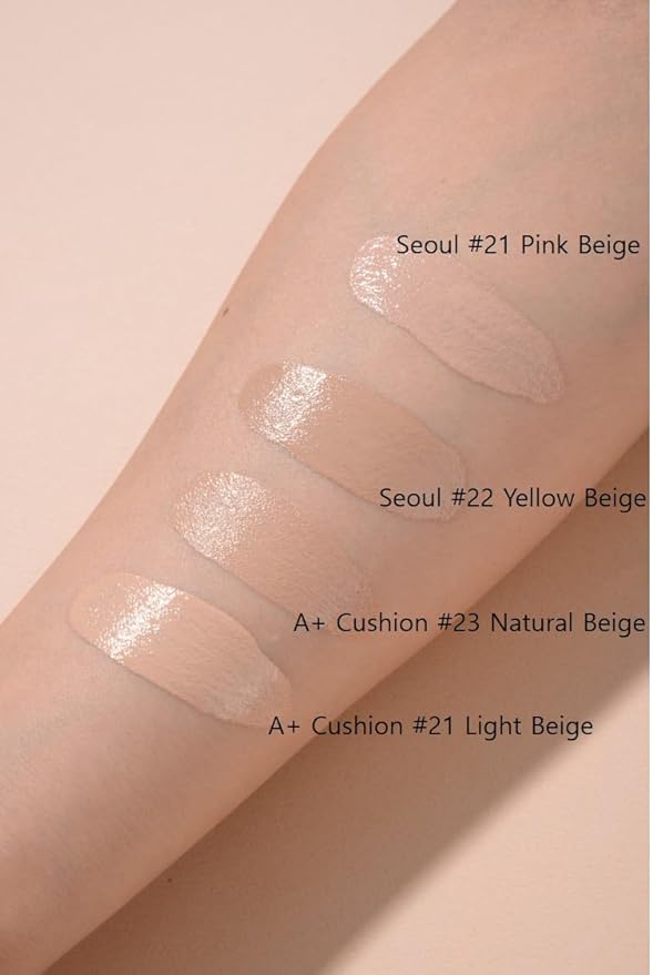 TROIAREUKE A+ Cushion Foundation (Shade 21) I Natural Coverage Foundation Makeup, Moisturizing Finish for Sensitive, Oily, Combination Skin, Skin Care Cushion I Korean Aesthetic Makeup-Velvo Beauty