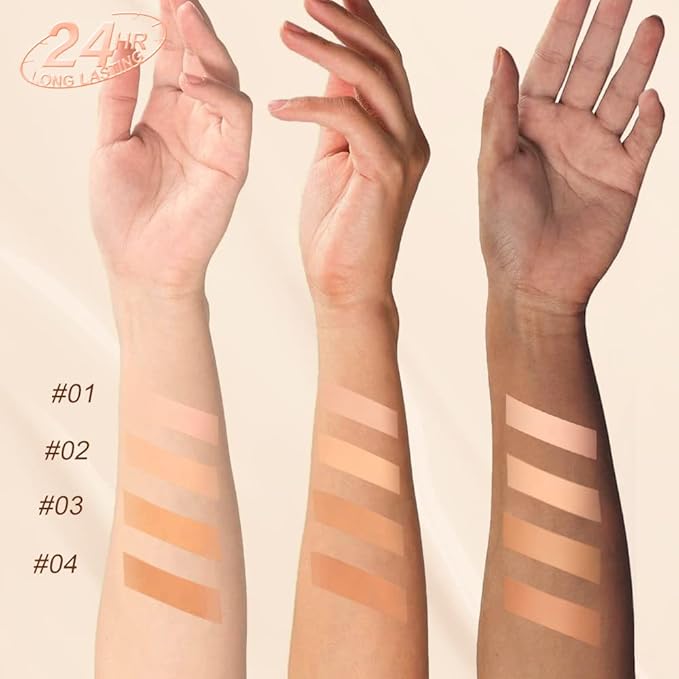 Ultra Matte Liquid Foundation Makeup, Full Coverage Shine Free Foundation Cream for Oily Skin, Waterproof Natural Face Foundation Make-Up Lasts Up to 24HR, 0.7Oz (#04)-Velvo Beauty