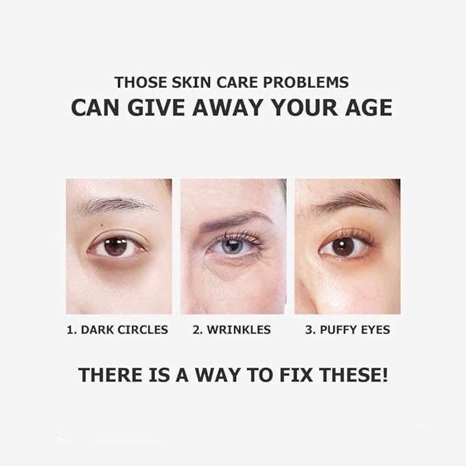 Caviar Black Gold Moisturizing Eye Cream Skin Rejuvenation Dark Circles Smoothing Wrinkles 60g 2.12oz-Velvo Beauty