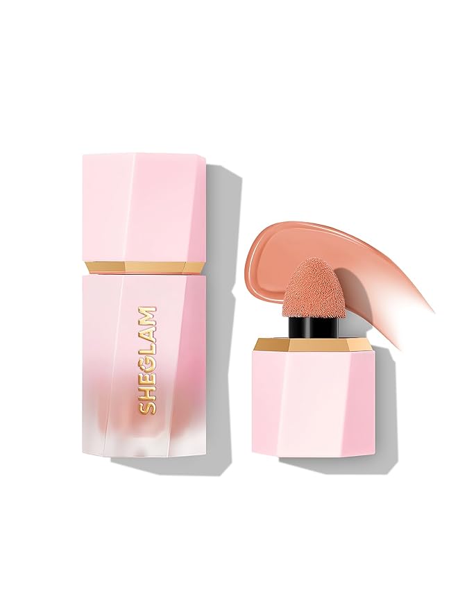 SHEGLAM Color Bloom Liquid Blush Makeup for Cheeks Matte Finish - Hush Hush-Velvo Beauty