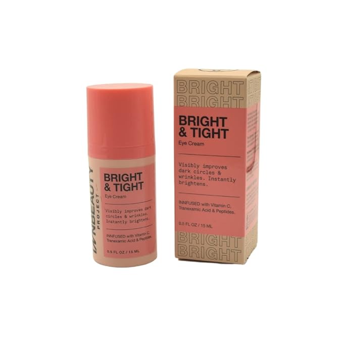 iNNBEAUTY PROJECT Bright & Tight Dark Circle Firming Eye Cream with Vitamin C & Peptides 0.5 oz / 15 mL-Velvo Beauty