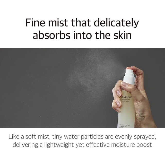 mixsoon Bean Balancing Ampoule Mist Skin moisturizer and Oil balance For Hydrated Radiance Korean Glass Skin Care 3.38 fl. oz. / 100ml-Velvo Beauty