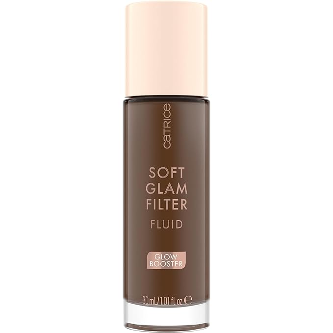 Catrice | Soft Glam Filter Fluid | Luminous Make Up Base & Highlighter for Radiant Complexion | With Vitamin E & Squalene | Vegan & Cruelty Free (98 | Deep)-Velvo Beauty
