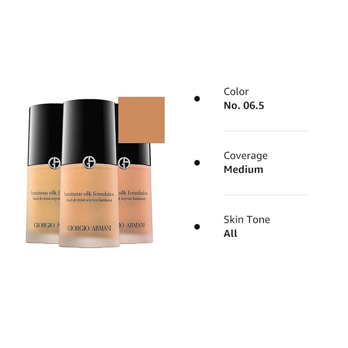 GIORGIO ARMANI Luminous Silk Foundation - # 6.5 (Tawny) 30ml/1oz-Velvo Beauty