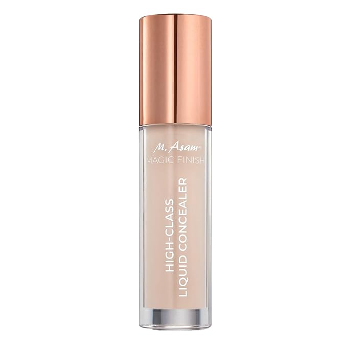 M. Asam MAGIC FINISH HIGHCLASS LIQUID CONCEALER Ivory (0.13 fl oz) - 4-in-1 Concealer With Mimic-Lift complex & High Coverage For Dark Circles & Blemishes, Vegan Make Up With Illuminating Pigments-Velvo Beauty