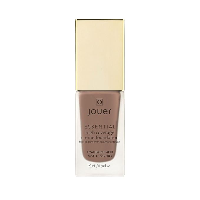 Jouer Essential High Coverage Crème Foundation - Available in 50 Shades for All Skin Tones - Healthy Ingredients - Paraben, Gluten & Cruelty Free - Vegan Friendly-Velvo Beauty
