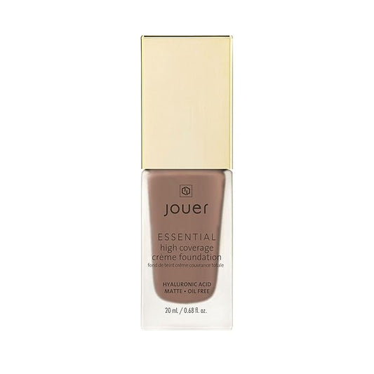 Jouer Essential High Coverage Crème Foundation - Available in 50 Shades for All Skin Tones - Healthy Ingredients - Paraben, Gluten & Cruelty Free - Vegan Friendly-Velvo Beauty